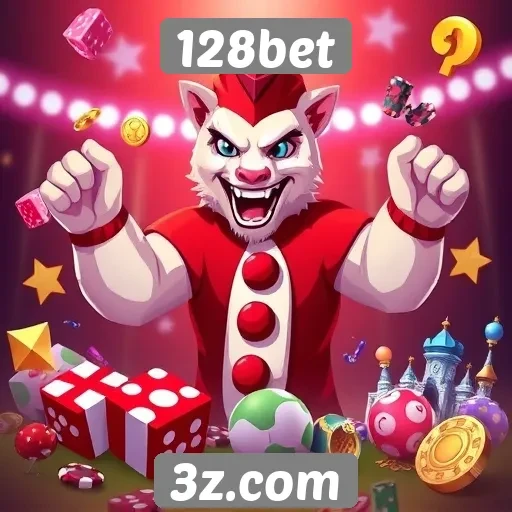 Variedade de jogos disponíveis na plataforma 128bet